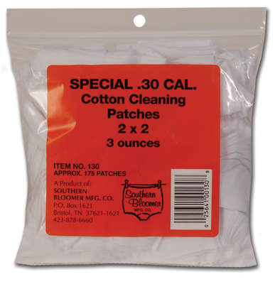 Cleaning Equipment Southern Bloomer Cotton STHRN BLMR SPL 30CAL 2X2" 130/BAG